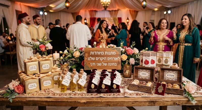 מתנות מיוחדות לאורחים בחינה